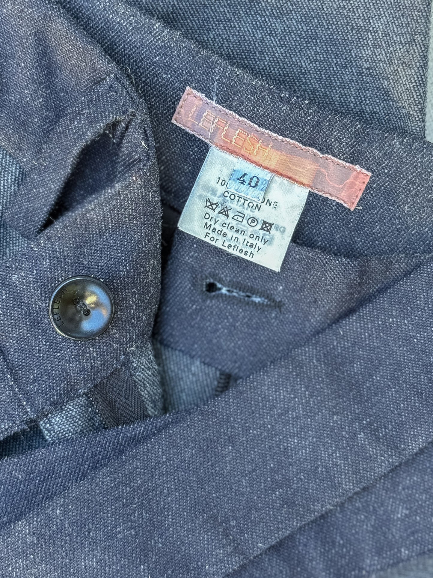 Le Flesh Denim Tuxedo detail Pants