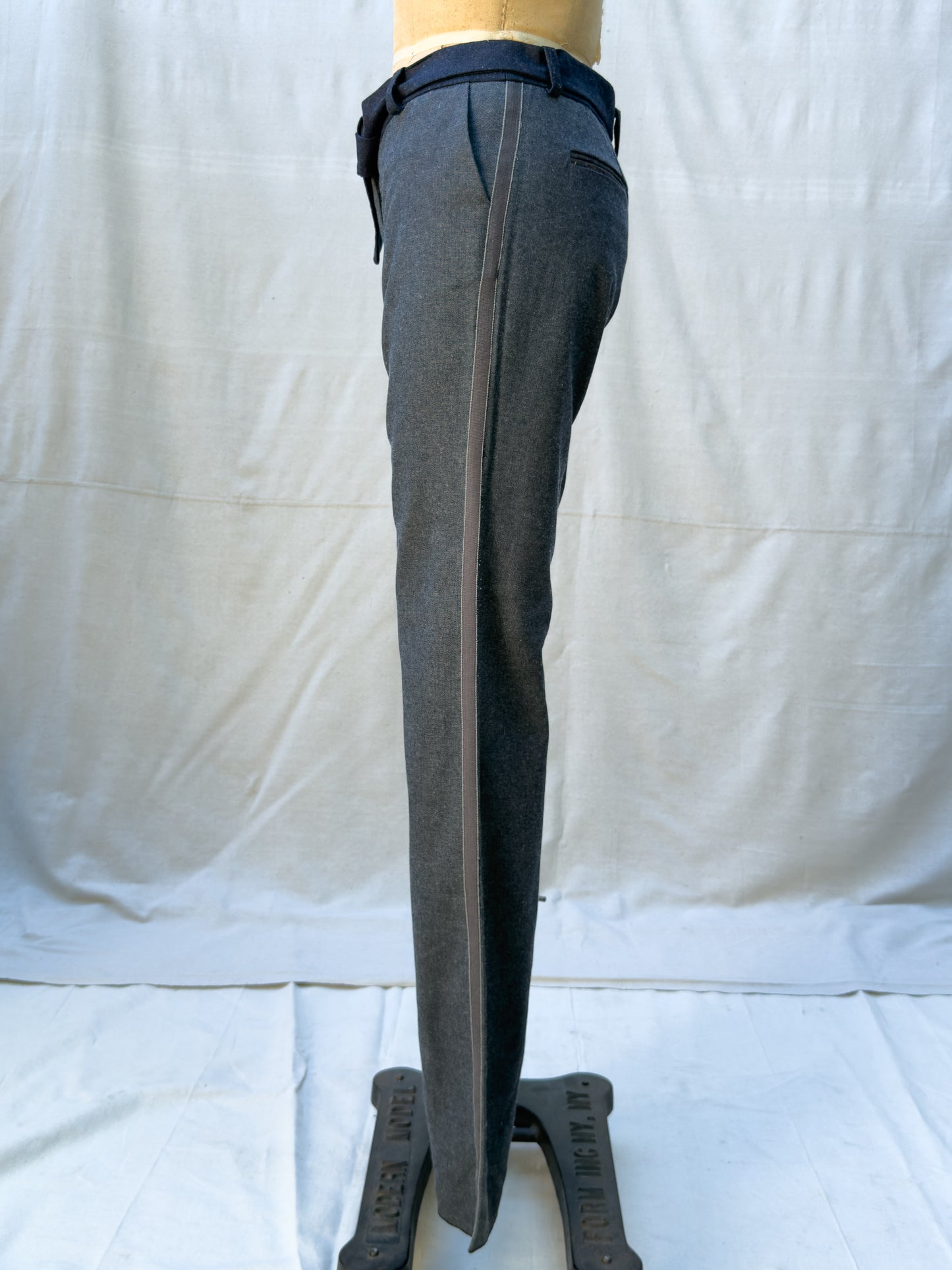 Le Flesh Denim Tuxedo detail Pants
