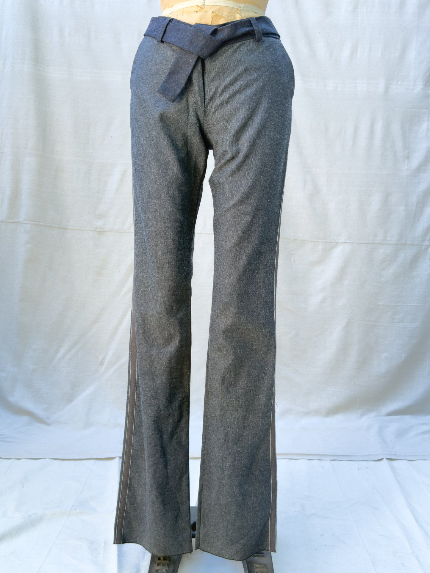 Le Flesh Denim Tuxedo detail Pants