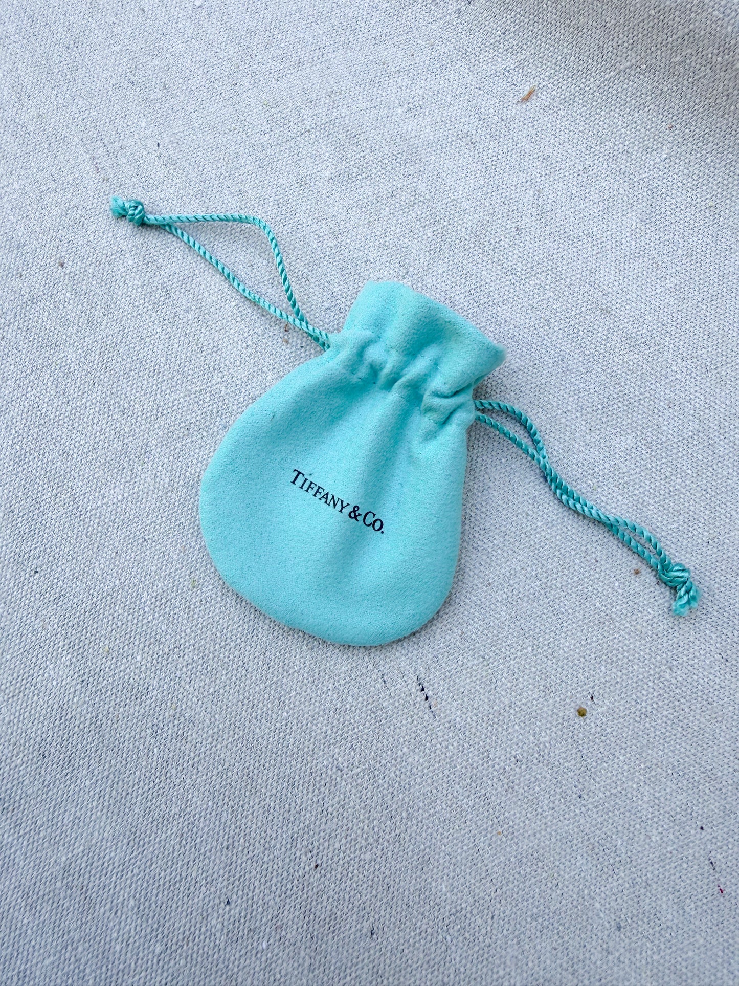 Tiffany & Co Elsa Peretti Sterling Silver Bean Necklace